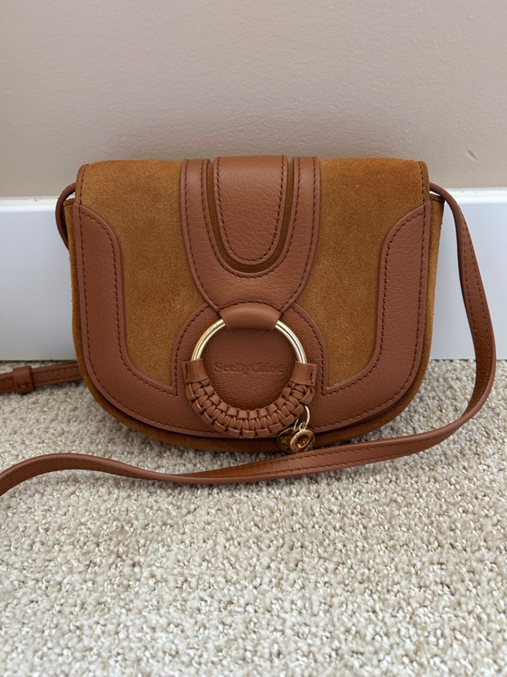 See by Chloe Leather Bag Chestnut
